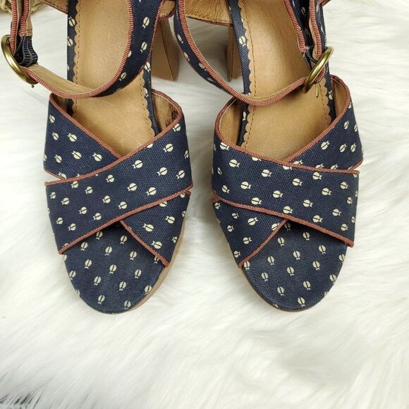 Fossil Ladybug Canvas High Heels Platform - Picture 9 of 12